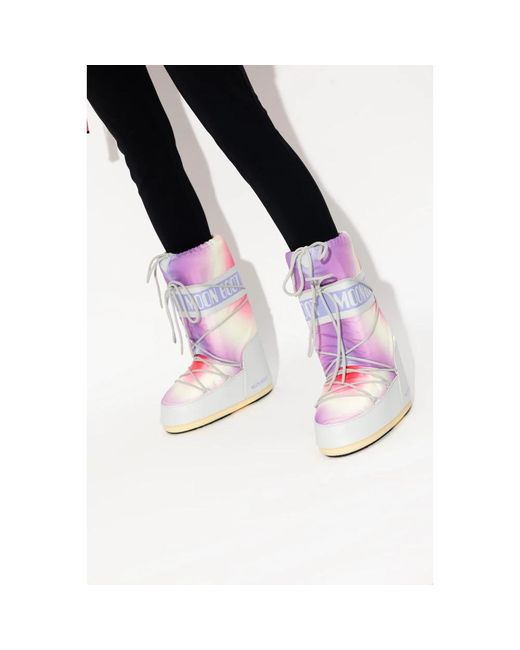 Moon Boot Pink Winter Boots