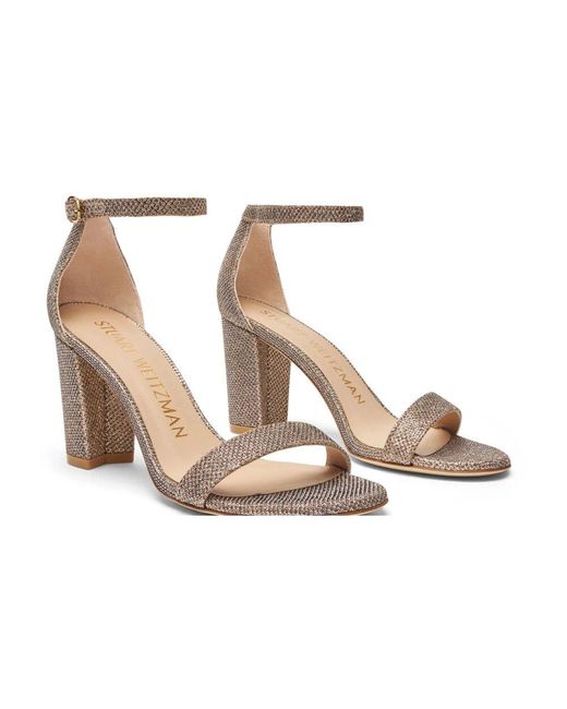 High Heel Sandals Stuart Weitzman de color White