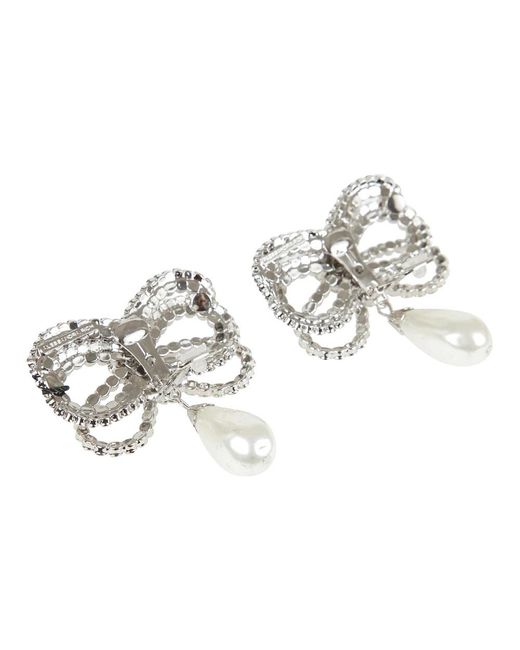 Alessandra Rich Metallic Earrings
