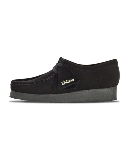 Clarks Black Laced Shoes for men