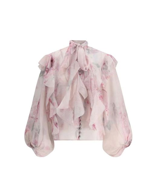 Blouses di Zimmermann in Purple