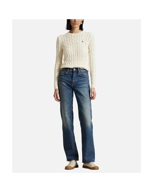 Polo Ralph Lauren White Round-Neck Knitwear