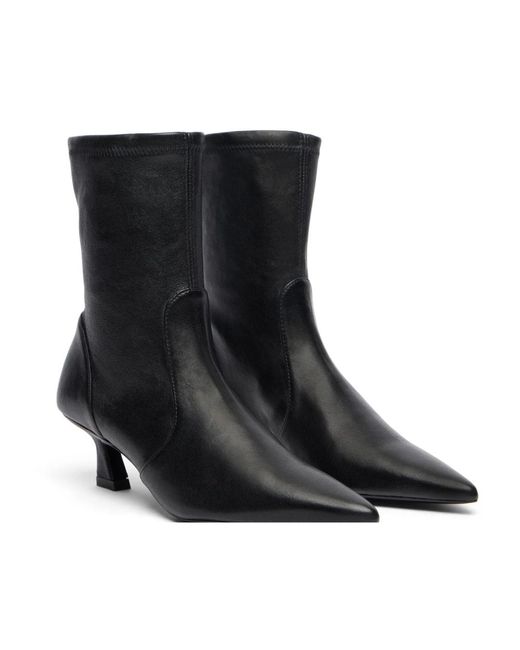 Stuart Weitzman Black 50Mm Vinnie Ankle Boots