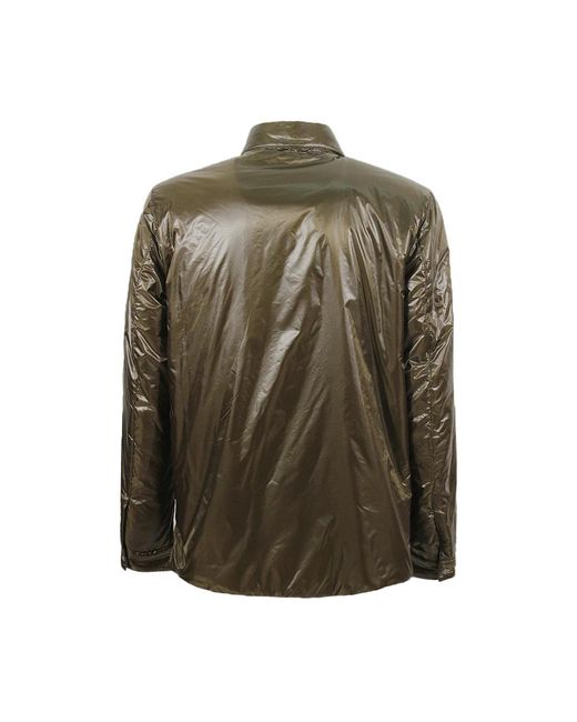 Herno Militärgrüner Mantel Mit Knöpfen in Green für Herren
