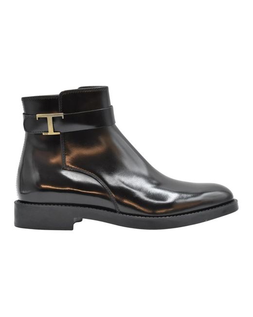 Tod's Black Ankle Boots