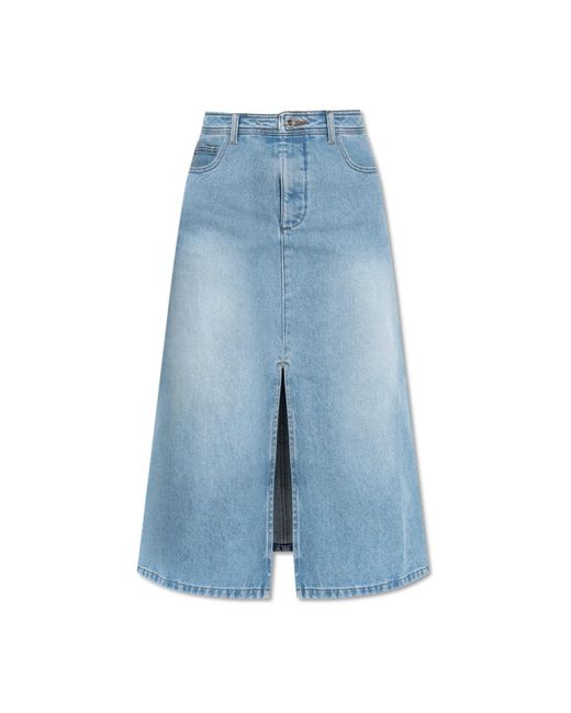 A.P.C. Blue Denim Skirts