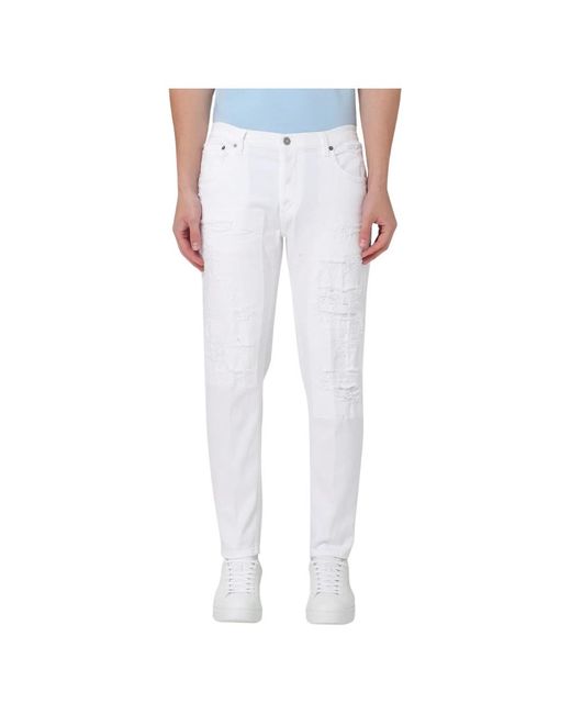 Brighton jeans per outfit alla moda di Dondup in White da Uomo