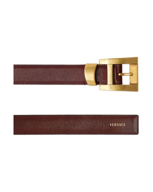 Versace Metallic Belts