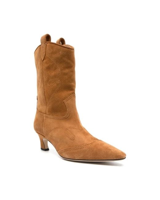 Ermanno Scervino Brown Cowboy & Biker Boots