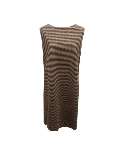 Sandro Ferrone Brown Midi Dresses
