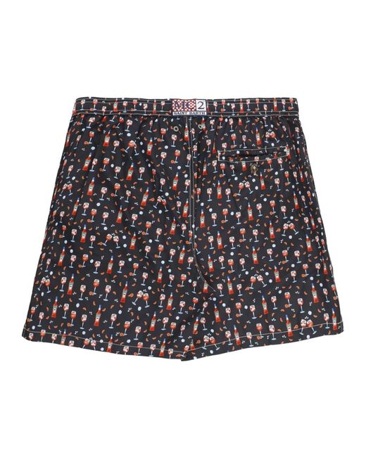 Mc2 Saint Barth Black Beachwear for men