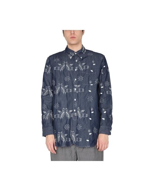 Engineered Garments Blue Casual Shirts for men