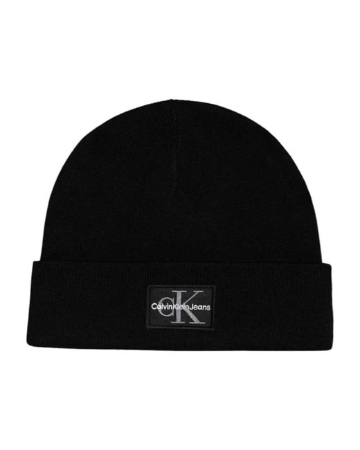 Beanies di Calvin Klein in Black da Uomo