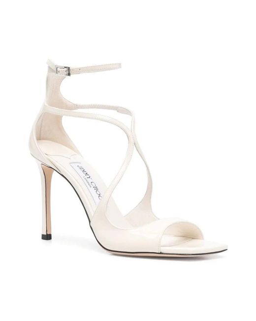 Jimmy Choo White High Heel Sandals