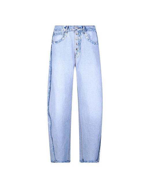 Alexander Wang Blue Loose Fit Jeans