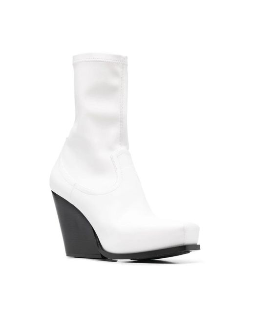 Stella McCartney White Cowboy Boots