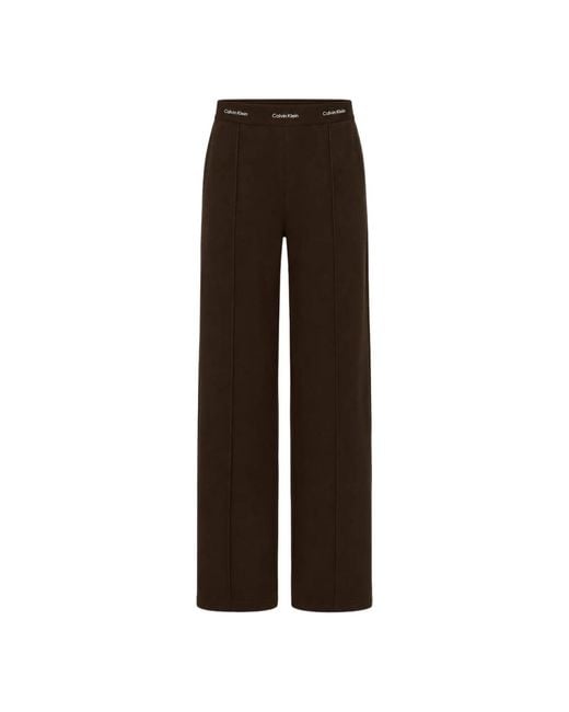 Calvin Klein Brown Wide Trousers