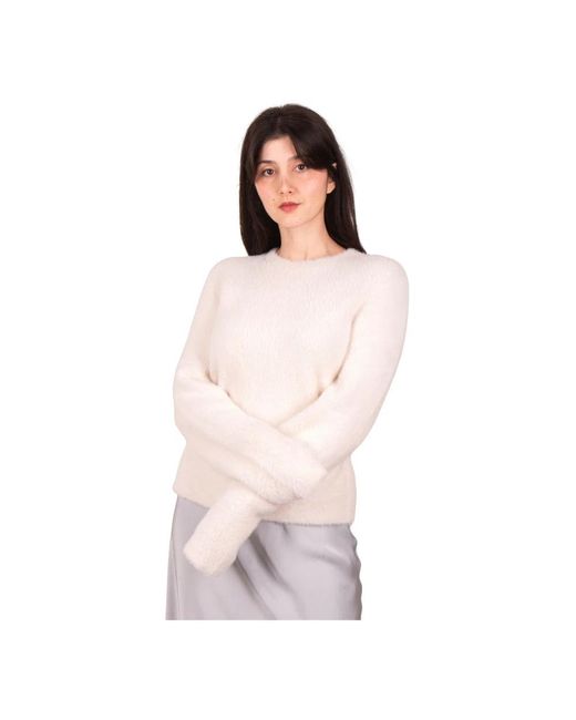 Vince Pink Round-Neck Knitwear