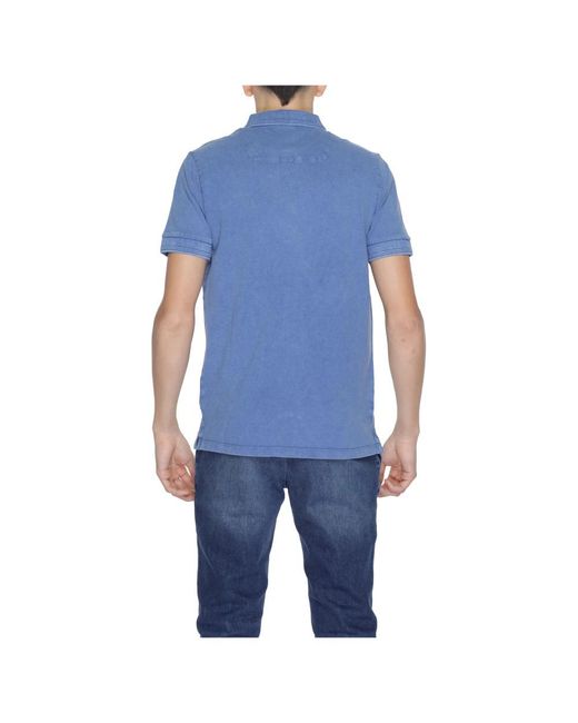 Replay Blue Polo Shirts for men