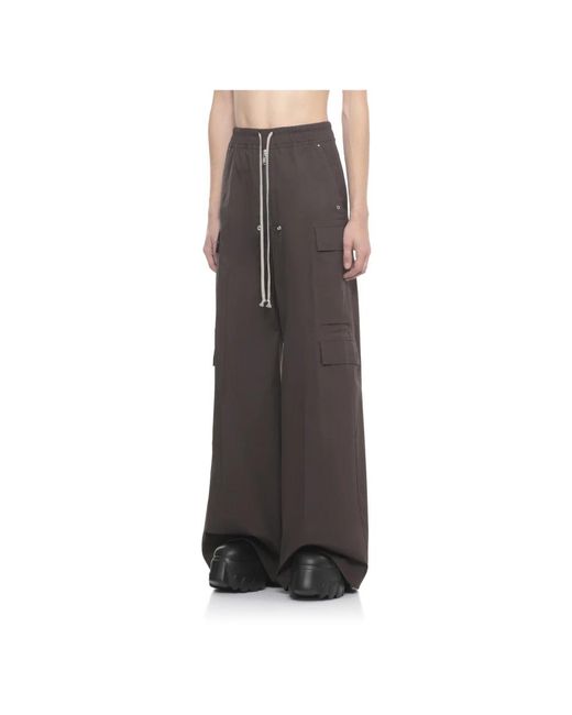 Wide Trousers Rick Owens de hombre de color Brown