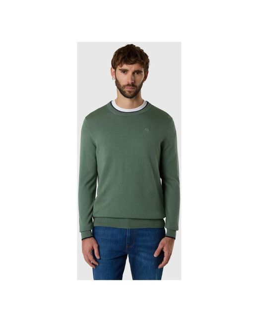 North Sails Green Round-Neck Knitwear for men