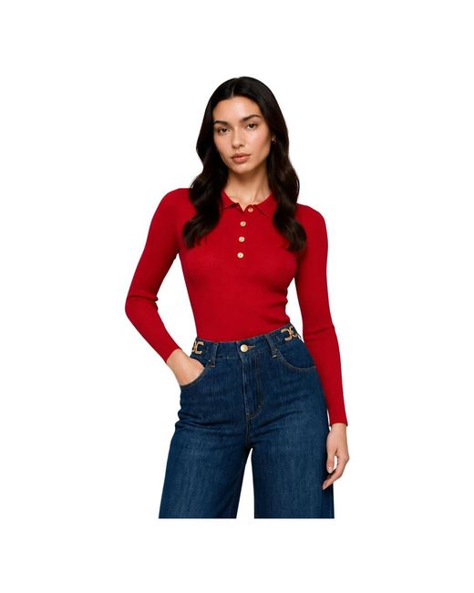 Kocca Red Round-Neck Knitwear