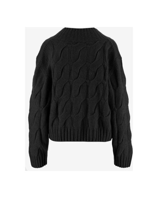 Allude Black Cashmere Knitwear