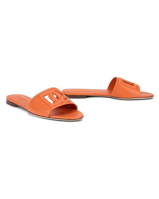 Dolce & Gabbana Pink Sliders