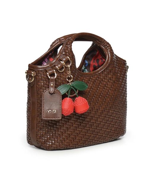 V73 Brown Handbags