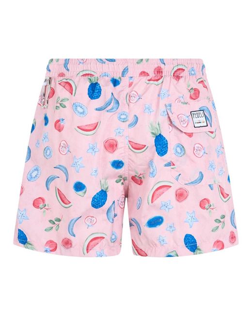 Fedeli Red Beachwear for men