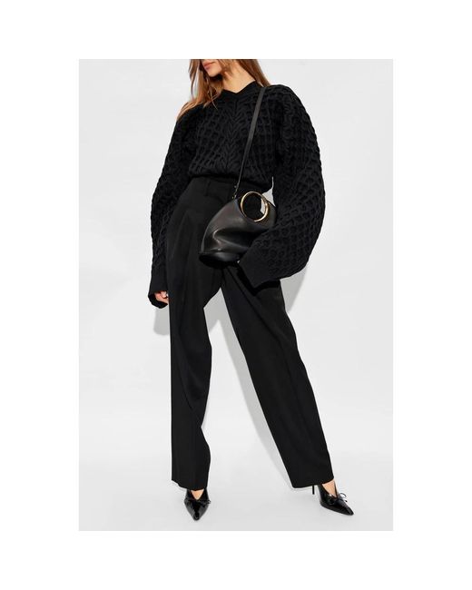 V-Neck Knitwear Jacquemus en coloris Black