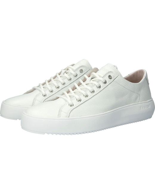 Blackstone Morgan Low Sneaker in White für Herren