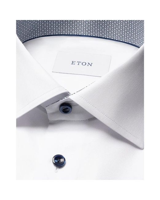 Eton of Sweden White Formal Shirts for men