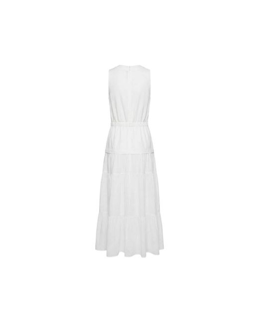 Pinko White Maxi Dresses
