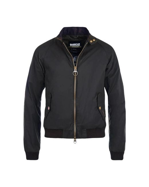 Barbour Jassen ,Bruin ,Katoen Merchant Wax Jas in het Black voor heren