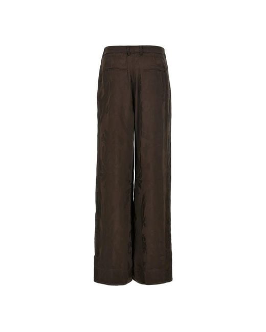 F.R.S For Restless Sleepers Brown Wide Trousers
