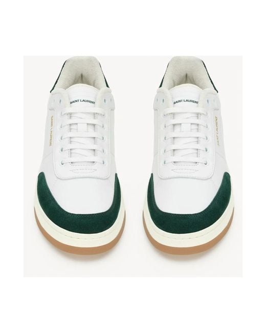 Saint Laurent White Sneakers for men