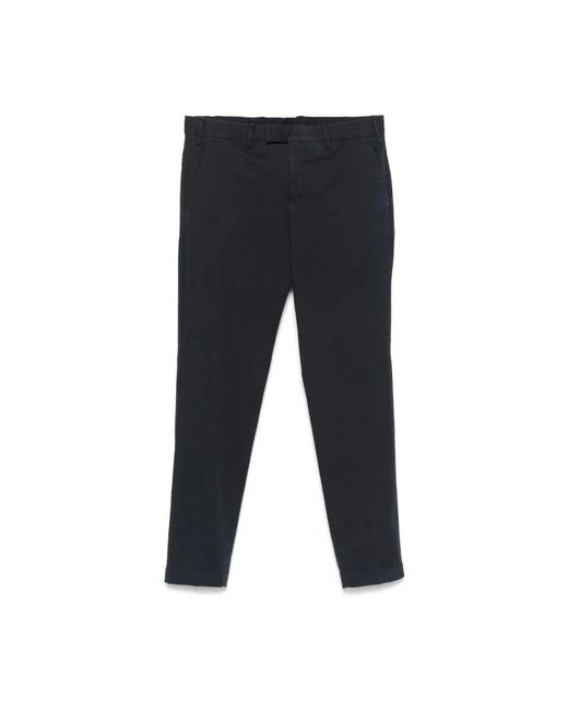 PT01 Black Slim-Fit Trousers for men