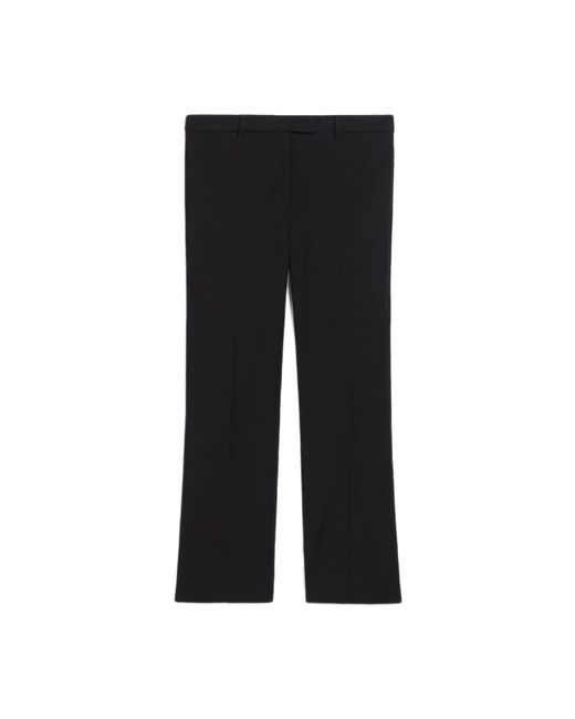Max Mara Black Cropped Trousers