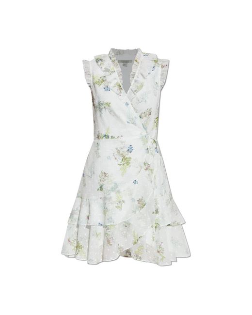 AllSaints Kleedjes ,Wit ,Jurk Ari in het Gray