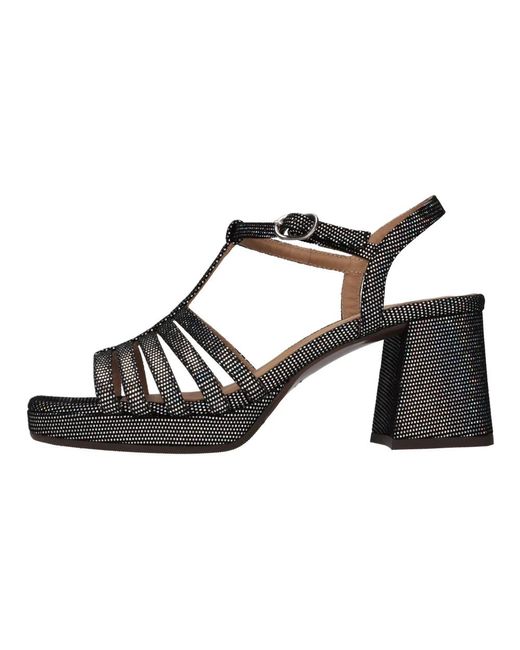 Chie Mihara Black High Heel Sandals
