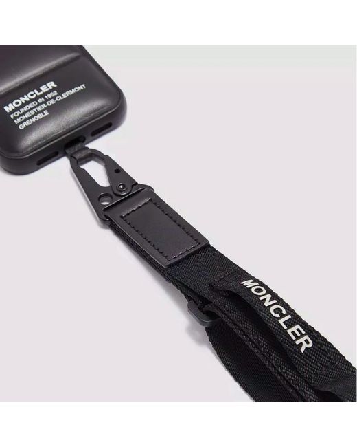 Moncler Black Leder iphone 15 pro hülle