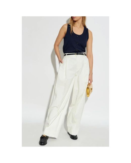 Sleeveless Tops Bottega Veneta de color Blue