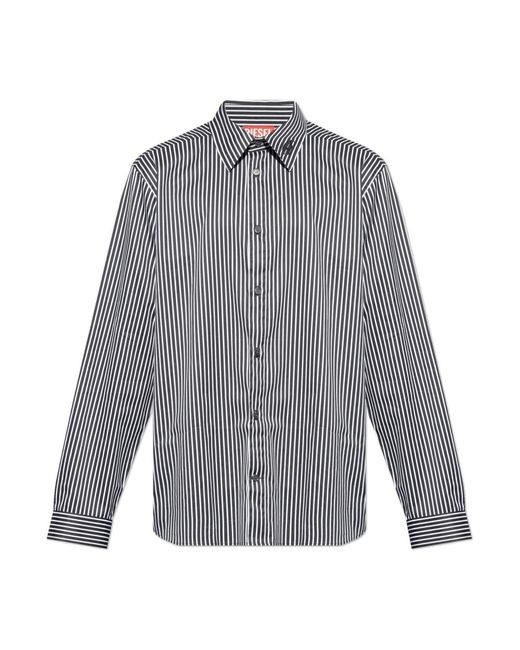 Casual Shirts di DIESEL in Gray da Uomo