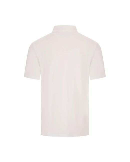 Fedeli White Polo Shirts for men