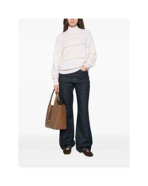 Peserico White Turtlenecks
