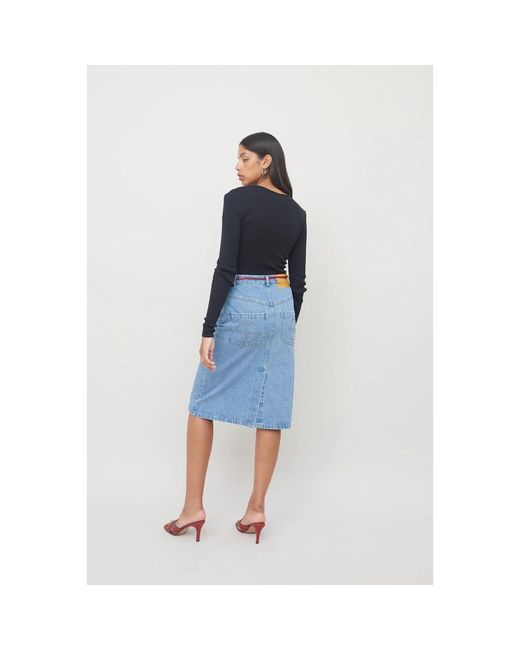 OperaSPORT Blue Denim Skirts