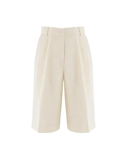 Fabiana Filippi Natural Long Shorts