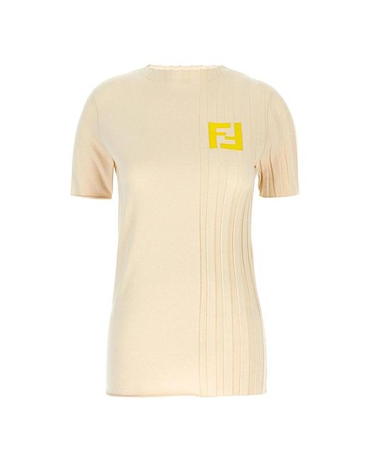 Fendi Yellow T-Shirts