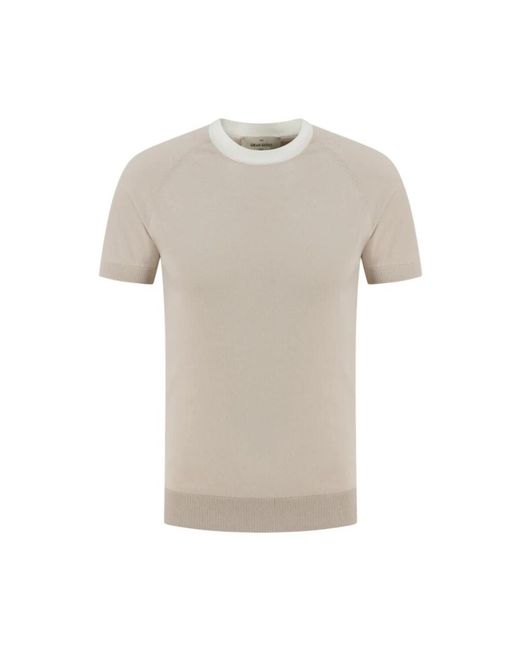 Gran Sasso Natural Round-Neck Knitwear for men